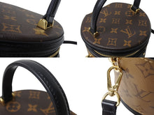 画像をギャラリービューアに読み込む, 極美品 LOUIS VUITTON ルイヴィトン カンヌ ショルダーバッグ M43986 モノグラムリバース ブラウン ブラック 中古 4b003536