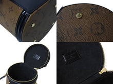 画像をギャラリービューアに読み込む, 極美品 LOUIS VUITTON ルイヴィトン カンヌ ショルダーバッグ M43986 モノグラムリバース ブラウン ブラック 中古 4b003536
