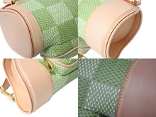 Load image into Gallery viewer, 極美品 LOUIS VUITTON ルイヴィトン ミニ ゴルフバッグ 2WAYバッグ N40635 ダミエ ゴルフキャンバス Tyler,The Creator グリーン 中古 4b003543