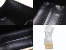 画像をギャラリービューアに読み込む, CHROME HEARTS クロムハーツ ドーリーストロー 2WAY ハンドバッグ ハート クロスボール 籐製 レザー シルバー925 美品 中古 4b003546