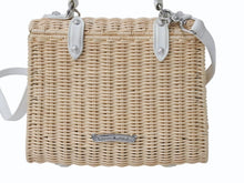 画像をギャラリービューアに読み込む, CHROME HEARTS クロムハーツ ドーリーストロー 2WAY ハンドバッグ ハート クロスボール 籐製 レザー シルバー925 美品 中古 4b003546