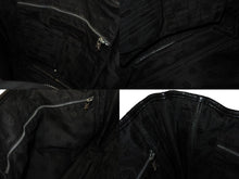 画像をギャラリービューアに読み込む, CHROME HEARTS クロムハーツ ガンスリンガー ビジネス トートバッグ レザー シルバー925 ブラック 美品 中古 4b003548