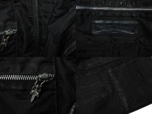 画像をギャラリービューアに読み込む, CHROME HEARTS クロムハーツ ガンスリンガー ビジネス トートバッグ レザー シルバー925 ブラック 美品 中古 4b003548