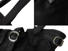 画像をギャラリービューアに読み込む, CHROME HEARTS クロムハーツ ガンスリンガー ビジネス トートバッグ レザー シルバー925 ブラック 美品 中古 4b003548