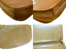 画像をギャラリービューアに読み込む, PRADA プラダ プラスチックチェーン ショルダーバッグ ワンショルダーバッグ イタリア製 レザー ブラウン シルバー金具 美品 中古 4b003549