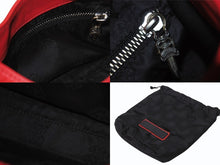 画像をギャラリービューアに読み込む, CHROME HEARTS クロムハーツ ダガー ショルダーバッグ ワンショルダーバッグ レッド レザー シルバー925 美品 中古 4b003553