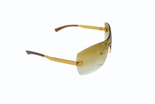 画像をギャラリービューアに読み込む, GUCCI グッチ インターロッキング GGロゴ サングラス ゴールド メタル GG1795 ゴールド金具 アイウェア 小物 美品 中古 4b003558