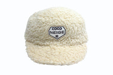 画像をギャラリービューアに読み込む, 極美品 CHANEL シャネル COCO NEIGE ココネージュ ハット キャップ 帽子 サイズM ココマーク パッチ フェイクファー アイボリー 中古 4b003559