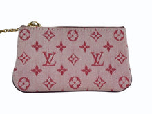Load image into Gallery viewer, LOUIS VUITTON ルイヴィトン モノグラムミニ ポシェットクレ コインケース M92238 ピンク キャンバス ゴールド金具 美品 中古 4b003560
