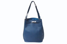 Load image into Gallery viewer, 極美品 HERMES エルメス ソーケリー26 ヴェルソ ワンショルダーバッグ □R刻印 トリヨンクレマンス コルヴェール ターコイズ シルバー金具 中古 4b003565