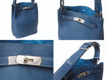 Load image into Gallery viewer, 極美品 HERMES エルメス ソーケリー26 ヴェルソ ワンショルダーバッグ □R刻印 トリヨンクレマンス コルヴェール ターコイズ シルバー金具 中古 4b003565