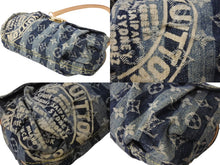 画像をギャラリービューアに読み込む, LOUIS VUITTON ルイヴィトン ミニプリーティ レイエ ショルダーバッグ M95333 モノグラムデニム ブルー 美品 中古 4b003566