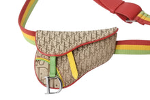 画像をギャラリービューアに読み込む, 極美品 Christian Dior クリスチャンディオール ウエストポーチ ベルトポーチ 096BM0054 トロッター柄 ラスタカラー ガリアーノ期 中古 4b003567