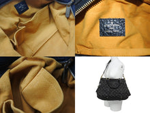 Load image into Gallery viewer, 極美品 LOUIS VUITTON ルイヴィトン ネオカヴィMM ハンドバッグ M95351 モノグラムデニム レザー 2WAY ゴールド金具 中古 4b003570