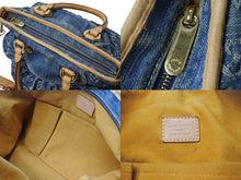 Load image into Gallery viewer, LOUIS VUITTON ルイヴィトン ネオカヴィMM ハンドバッグ M95349 2WAY モノグラム デニム ゴールド金具 美品 中古 4b003571