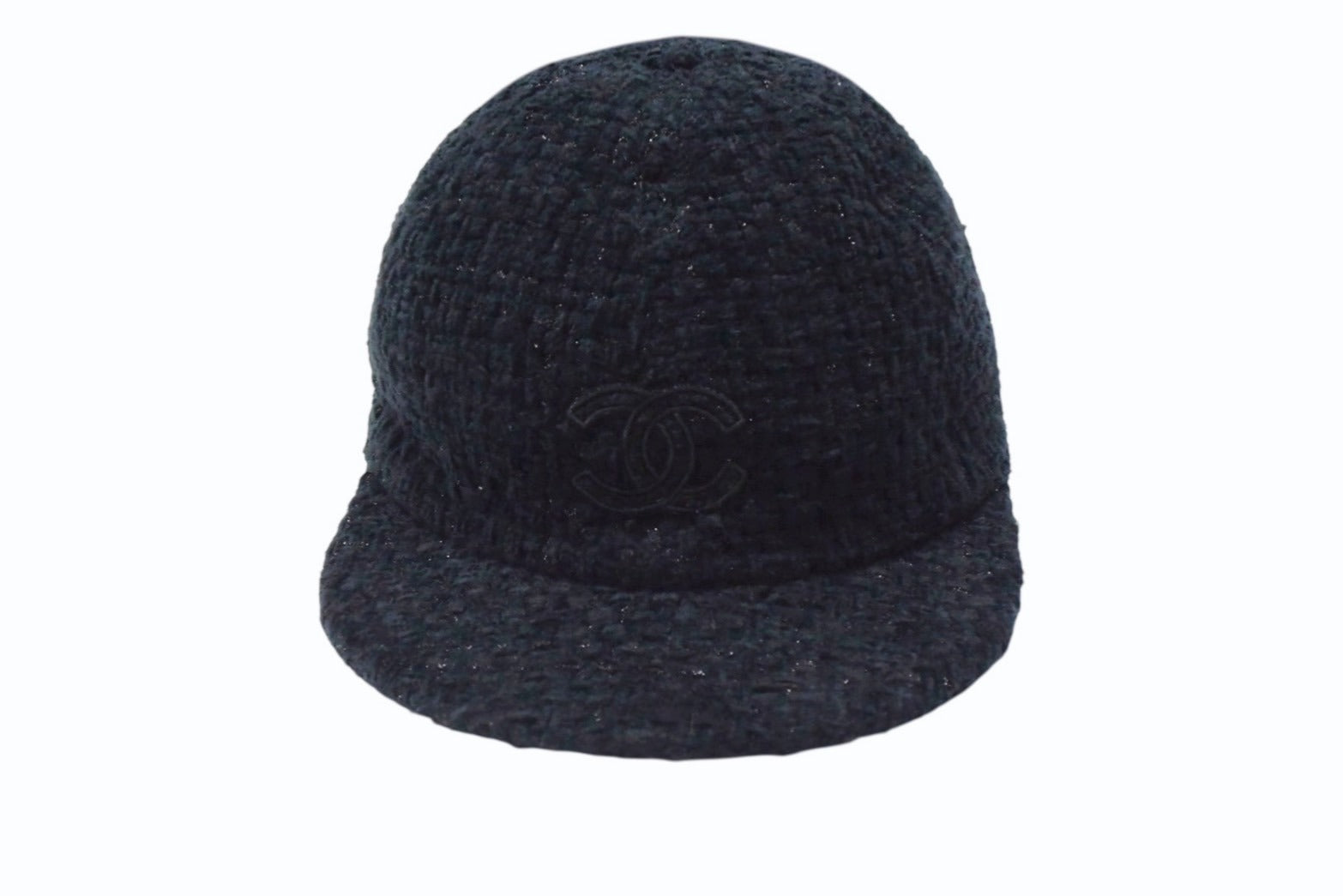 極美品 CHANEL シャネル ツイード キャップ ハット 帽子 AA8562 サイズ