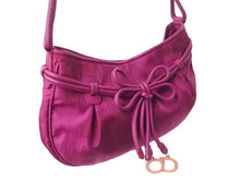 Load image into Gallery viewer, 極美品 ChristianDior クリスチャンディオール トロッター ハンドバッグ レザー ジャガード パープル ピンク シルバー金具 中古 4b003579