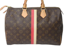 Load image into Gallery viewer, 極美品 LOUISVUITTON ルイヴィトン スピーディ35 ハンドバッグ マーカージュ M41524 モノグラムキャンバス ゴールド金具 ブラウン 中古 4b003580