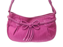Load image into Gallery viewer, 極美品 ChristianDior クリスチャンディオール トロッター ハンドバッグ レザー ジャガード パープル ピンク シルバー金具 中古 4b003588