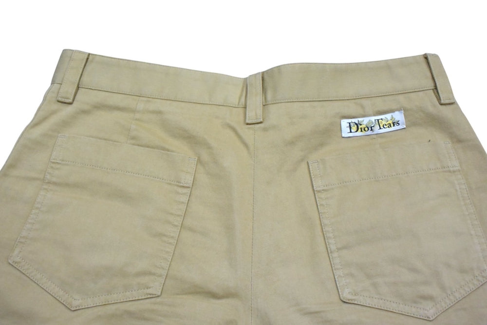 Dior ディオール × Denim Tears デニムティアーズ Workwear Bermuda Shorts ショートパンツ 393C127A5826 サイズ46 ベージュ 美品 中古 4b003593