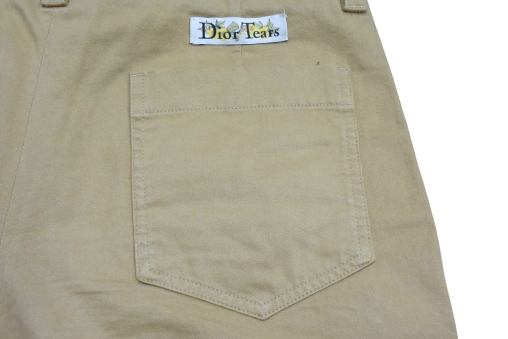 Dior ディオール × Denim Tears デニムティアーズ Workwear Bermuda Shorts ショートパンツ 393C127A5826 サイズ46 ベージュ 美品 中古 4b003593
