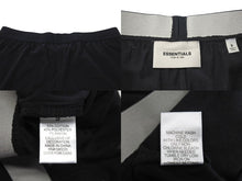 Load image into Gallery viewer, FOG ESSENTIALS エフオージーエッセンシャルズ ATHLETIC LEGロゴウエストゴムレギンス ブラック グレー サイズS 美品 中古 4b003594