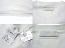 画像をギャラリービューアに読み込む, PRADA プラダ 半袖Ｔシャツ ポケットTシャツ トライアングルロゴ RN98339 CA34767 コットン ホワイト サイズXXL 美品 中古 4b003602
