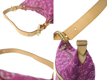 Load image into Gallery viewer, 極美品 LOUIS VUITTON ルイヴィトン バギーGM ショルダーバッグ 2WAY M95210 モノグラム デニム ピンク ゴールド金具 中古 4b003609