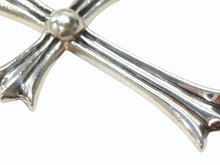 画像をギャラリービューアに読み込む, CHROME HEARTS クロムハーツ ラージ CHクロスペンダント Wベイル ペンダントヘッド 重量約40.5g スターリングシルバー 美品 中古 4b003610