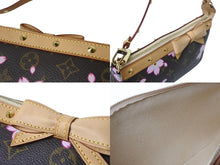 Load image into Gallery viewer, 極美品 LOUIS VUITTON ルイヴィトン ポシェット アクセソワール アクセサリーポーチ M92006 モノグラム チェリーブロッサム 村上隆 中古 4b003612