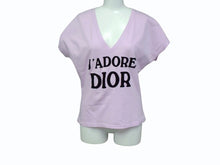 画像をギャラリービューアに読み込む, 極美品 Christian Dior クリスチャンディオール J'ADORE DIOR ジャドール Vネック タンクトップ 3H16155400 サイズ42 ピンク 中古 4b003617