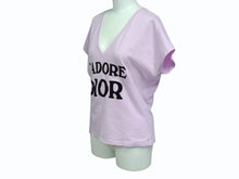 画像をギャラリービューアに読み込む, 極美品 Christian Dior クリスチャンディオール J'ADORE DIOR ジャドール Vネック タンクトップ 3H16155400 サイズ42 ピンク 中古 4b003617