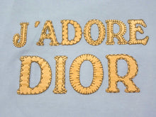 画像をギャラリービューアに読み込む, Christian Dior クリスチャンディオール J'ADORE DIOR ジャドール 半袖Tシャツ 3P16155020 サイズ42 ブルー 美品 中古 4b003619