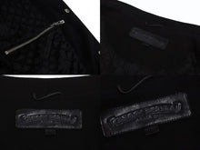 画像をギャラリービューアに読み込む, 極美品 CHROME HEARTS クロムハーツ Letterman レターマン スタジャン サイズXL セメタリークロスパッチ 15パッチ BSフレア 中古 4b003627