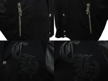画像をギャラリービューアに読み込む, 極美品 CHROME HEARTS クロムハーツ Letterman レターマン スタジャン サイズXL セメタリークロスパッチ 15パッチ BSフレア 中古 4b003627