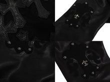 画像をギャラリービューアに読み込む, 極美品 CHROME HEARTS クロムハーツ Letterman レターマン スタジャン サイズXL セメタリークロスパッチ 15パッチ BSフレア 中古 4b003627