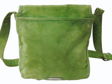 Load image into Gallery viewer, CHROME HEARTS クロムハーツ ラージ フィリグリークロス メールバッグ ショルダーバッグ スウェード シルバー925 グリーン 美品 中古 4b003631