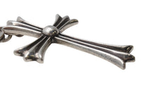 画像をギャラリービューアに読み込む, CHROME HEARTS クロムハーツ ラージクロス キーリング Wダガー 重量約51.9g STERLING刻印 スターリングシルバー 美品 中古 4b003632