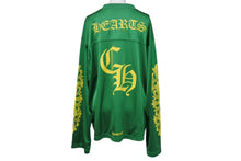 画像をギャラリービューアに読み込む, 新品未使用 CHROME HEARTS クロムハーツ カットソー CHプリント MESH WARM UP JERSEY RN#97729 ナイロン ポリエステル グリーン イエロー サイズM 中古 4b003633