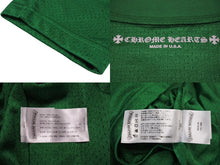 画像をギャラリービューアに読み込む, 新品未使用 CHROME HEARTS クロムハーツ カットソー CHプリント MESH WARM UP JERSEY RN#97729 ナイロン ポリエステル グリーン イエロー サイズM 中古 4b003633