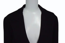 画像をギャラリービューアに読み込む, CELINE セリーヌ コート ロングコート フィービー期 ヴィンテージ パールボタン カシミヤ キュプラ サイズ34 イタリア製 ブラック 美品 中古 4b003640