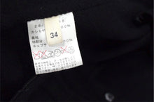 画像をギャラリービューアに読み込む, CELINE セリーヌ コート ロングコート フィービー期 ヴィンテージ パールボタン カシミヤ キュプラ サイズ34 イタリア製 ブラック 美品 中古 4b003640