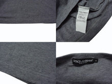 画像をギャラリービューアに読み込む, DOLCE&amp;GABBANA ドルチェアンドガッバーナ KING ＆ QUEEN ロゴ 半袖Ｔシャツ グレー レッド コットン G8HR8T サイズS 美品 中古 4b003642