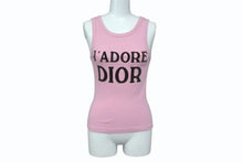 画像をギャラリービューアに読み込む, Christian Dior クリスチャンディオール J'ADORE DIOR ジャドール タンクトップ ノースリーブ 3E16155040 サイズ36 ピンク 美品 中古 4b003646
