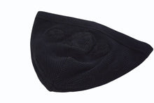 Load image into Gallery viewer, CHROME HEARTS クロムハーツ ホースシュー サーマル ビーニー ニット帽 U.S.A製 コットン ブラック サイズ23cm 美品 中古 4b003652