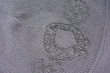 Load image into Gallery viewer, CHROME HEARTS クロムハーツ ホースシュー サーマル ビーニー ニット帽 U.S.A製 コットン ブラック サイズ23cm 美品 中古 4b003652