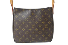 Load image into Gallery viewer, LOUIS VUITTON ルイヴィトン ルーピングMM ワンショルダーバッグ M51146 モノグラム ブラウン ゴールド金具 美品 中古 4b003653