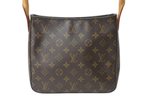 Load image into Gallery viewer, LOUIS VUITTON ルイヴィトン ルーピングMM ワンショルダーバッグ M51146 モノグラム ブラウン ゴールド金具 美品 中古 4b003653