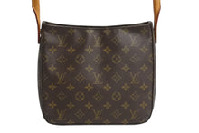 Load image into Gallery viewer, LOUIS VUITTON ルイヴィトン ルーピングMM ワンショルダーバッグ M51146 モノグラム ブラウン ゴールド金具 美品 中古 4b003654