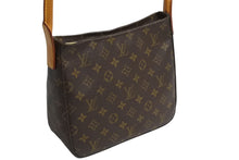 Load image into Gallery viewer, LOUIS VUITTON ルイヴィトン ルーピングMM ワンショルダーバッグ M51146 モノグラム ブラウン ゴールド金具 美品 中古 4b003654